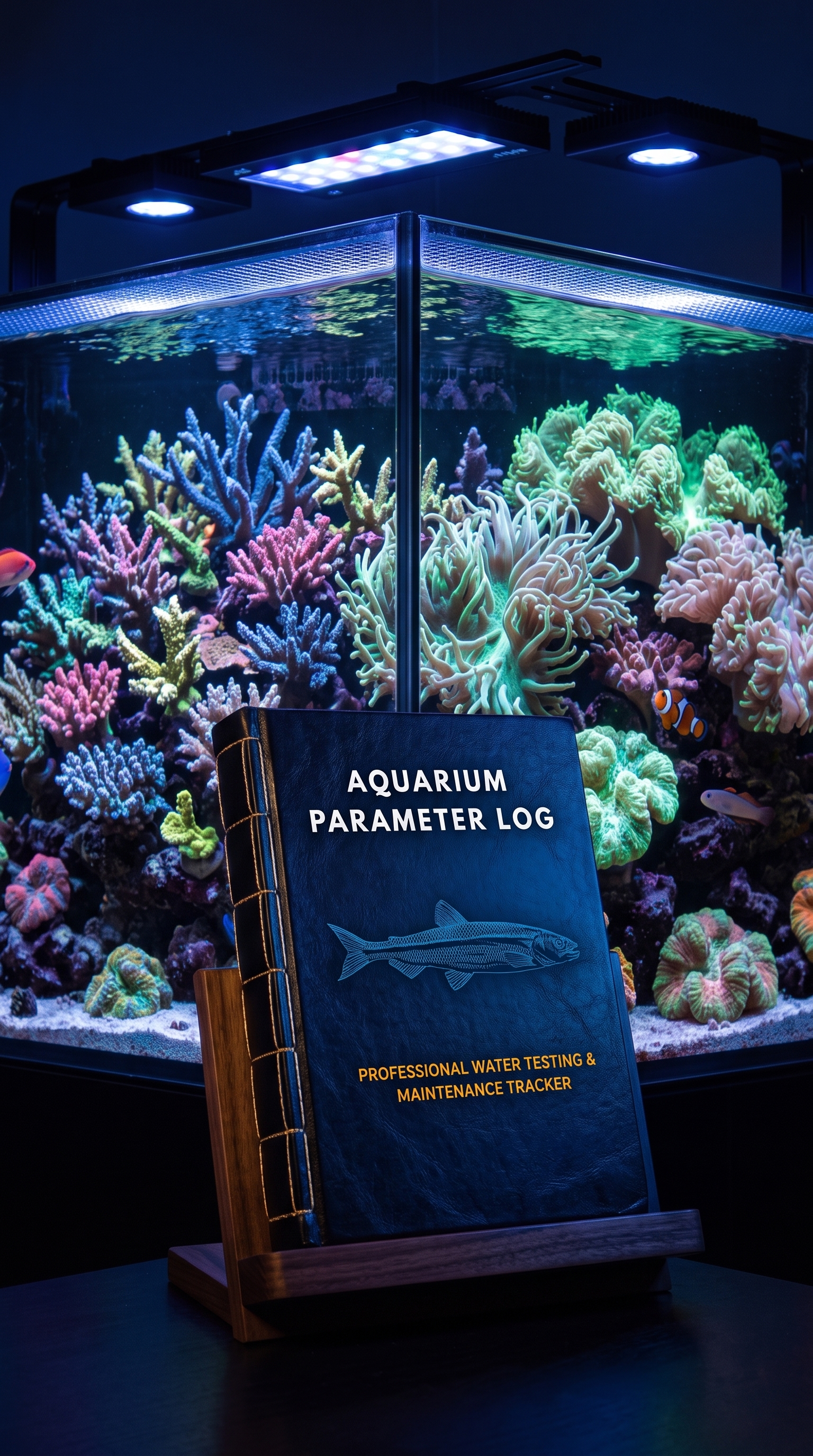 Tidewater Logbook on a dark wooden desk